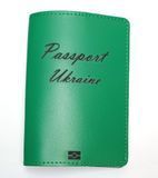 Обкладинка для паспорта зеленого кольору PS01Z PS01RD фото