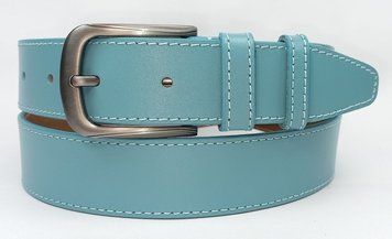 Кожаный ремень FS.STYLE голубого цвета 35FS0el06 фото